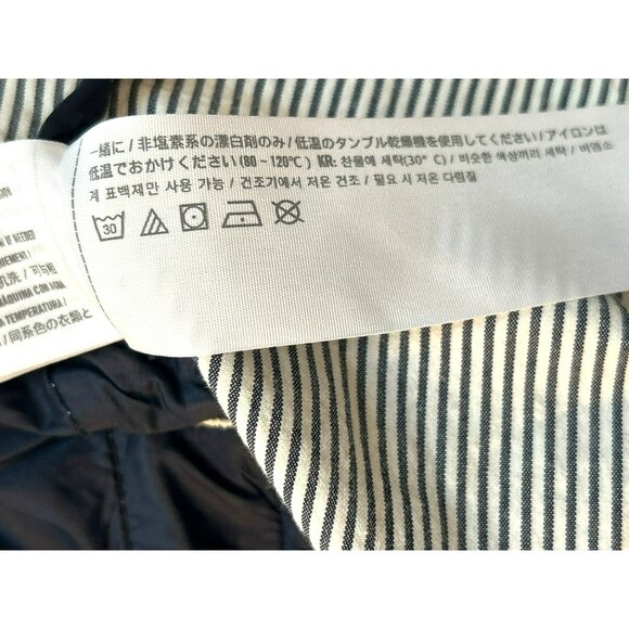 Abercrombie & Fitch Men's Hooded Seersucker Striped Zip Lightweight Jacket Small - Picture 9 of 9